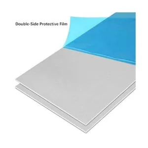 Paquete de 4 placas de aluminio delgadas 5052 H32 de 6 x_4