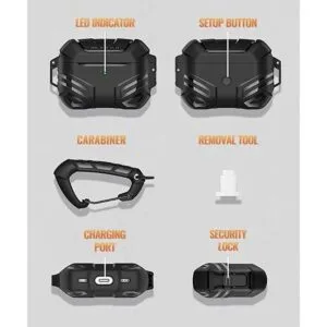 MOBOSI Funda para AirPods Pro de 2 generación 2022 con_6