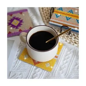 Temlum 6 posavasos de pintura de diamantes con soporte_6