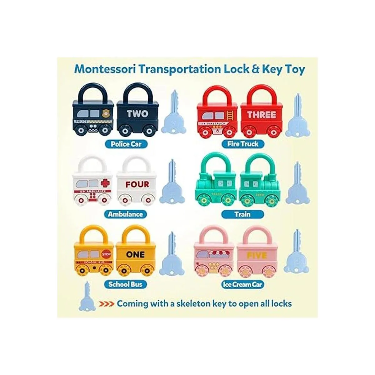 Montessori Juguetes educativos de aprendizaje para niños_3