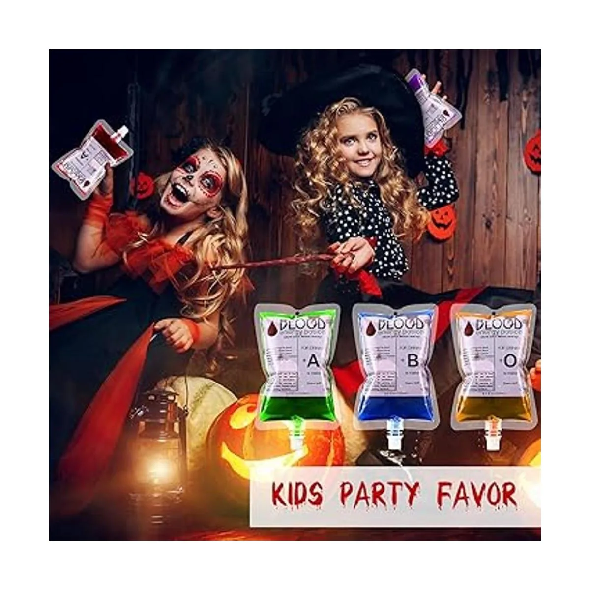 Nuenen 32 bolsas de sangre de Halloween para beber fiesta_6