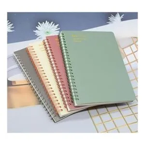 Cuaderno en espiral 4 piezas de 4 colores A5 de plástico_6
