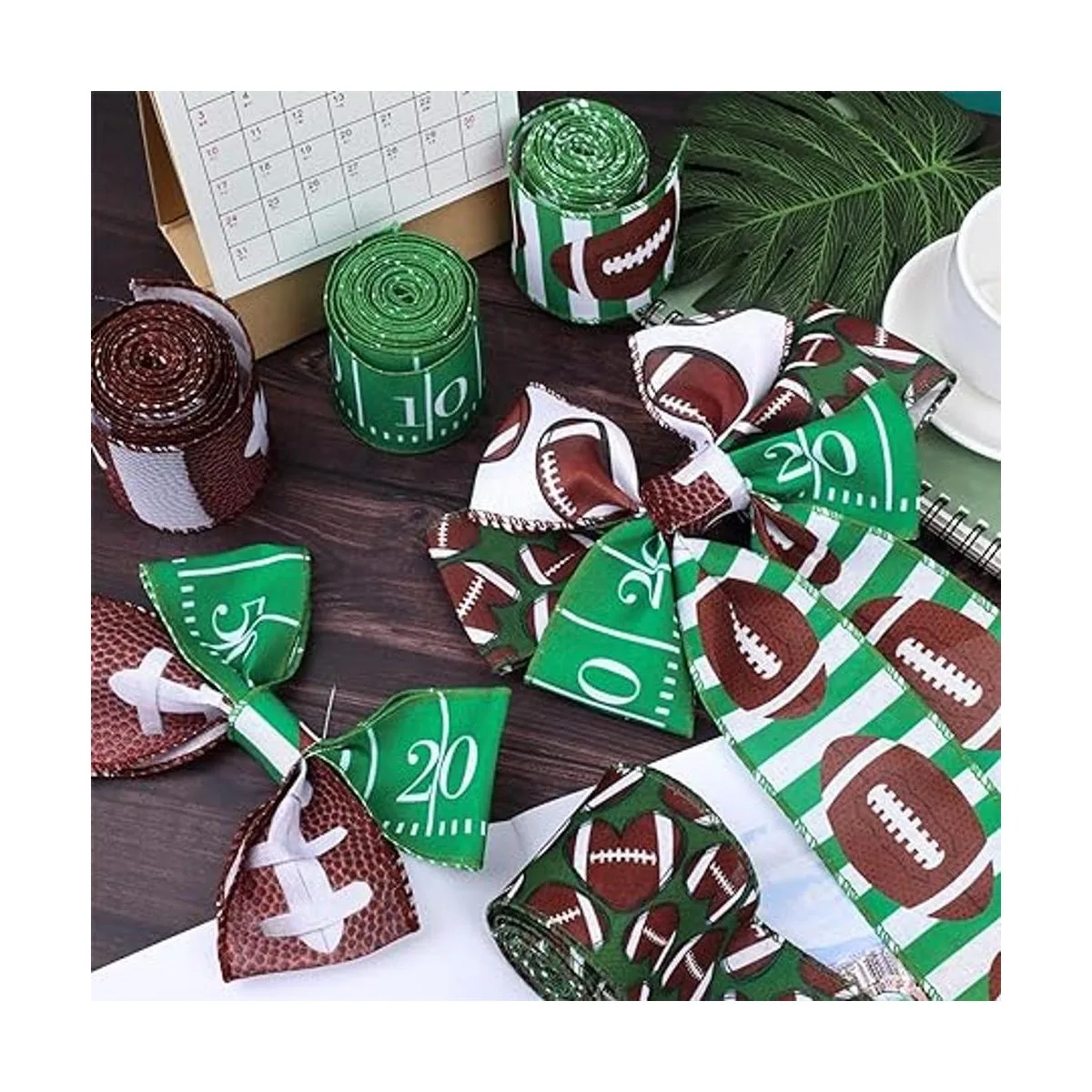 Kuscul 5 rollos de cinta de fútbol con alambre de 2.5_4