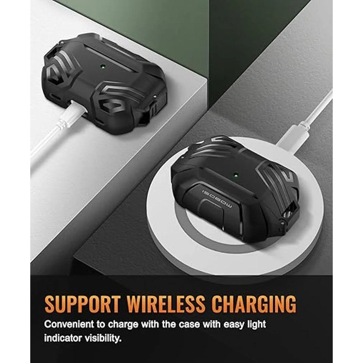 MOBOSI Funda para AirPods Pro de 2 generación 2022 con_5