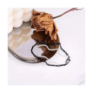 Pandahall Cadenas rectangulares de acero inoxidable de_2