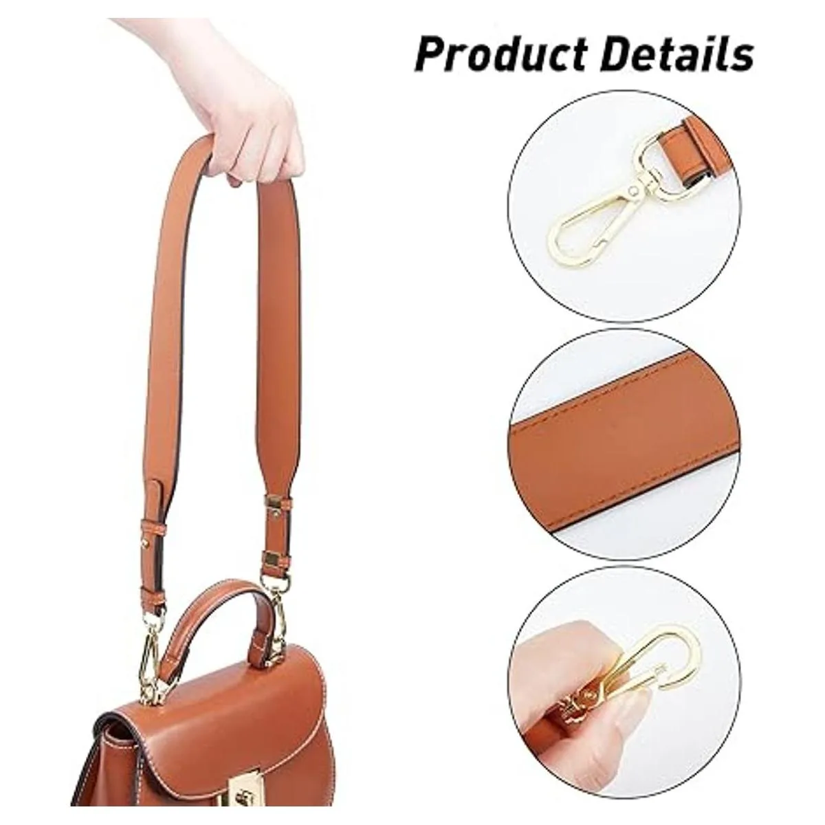 WADORN Correa de repuesto ajustable para bolso correa de_5