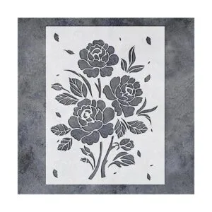 GSS Designs Plantillas de rosas grandes para pintar sobre_1