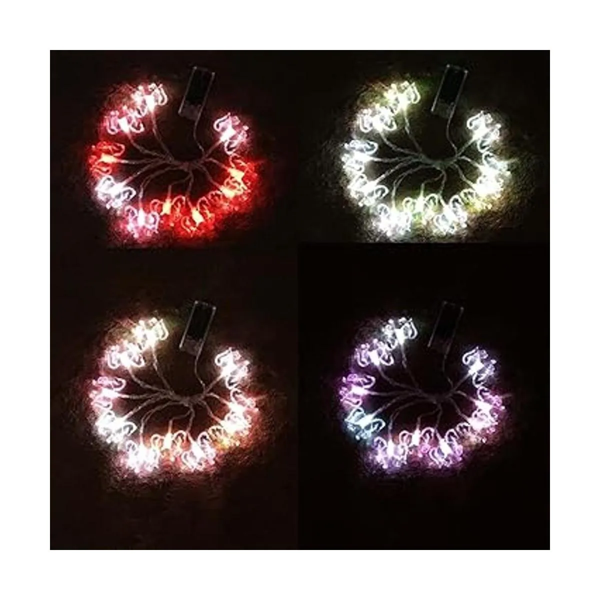 Penfly 5.4 ft 10 luces LED decorativas en forma de caballo_4