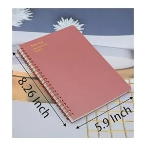 Cuaderno en espiral 4 piezas de 4 colores A5 de plástico_2