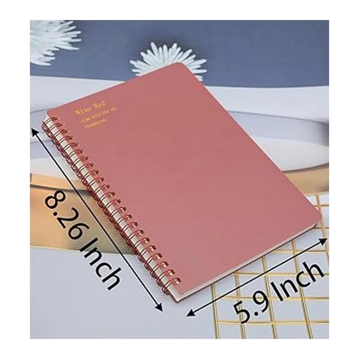 Cuaderno en espiral 4 piezas de 4 colores A5 de plástico_2