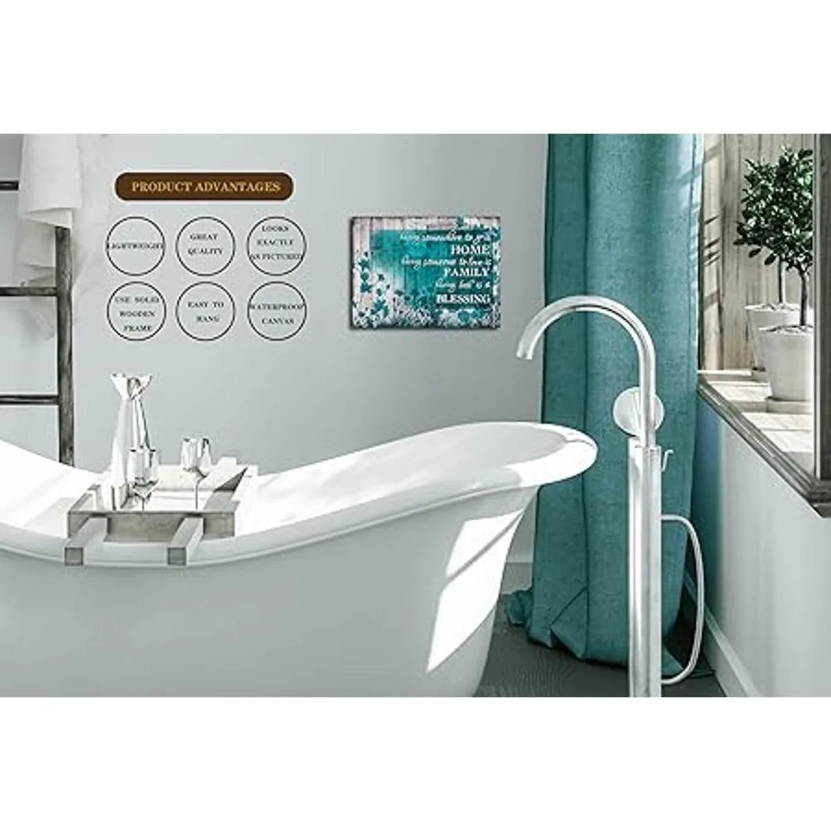 Decoración inspiradora de baño para dormitorio decoración_5