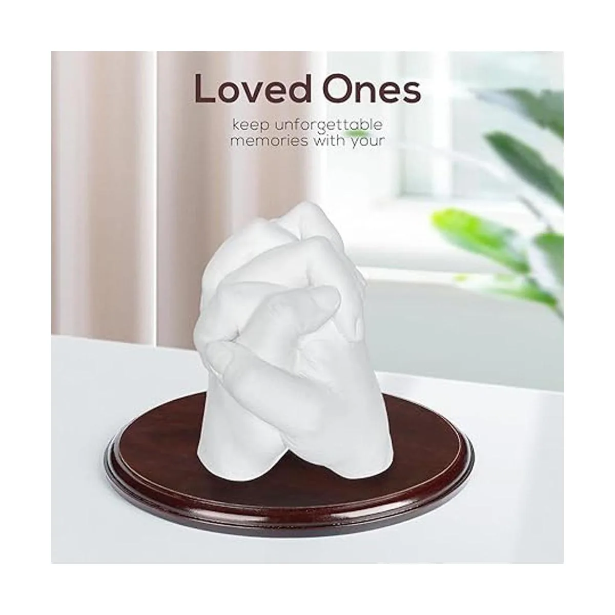 Falling in Art Base ovalada de madera base de estructura_5