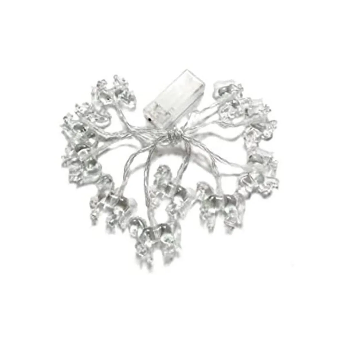 Penfly 5.4 ft 10 luces LED decorativas en forma de caballo_1