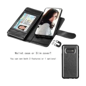 Njjex Funda tipo cartera para Galaxy S10E funda para_4