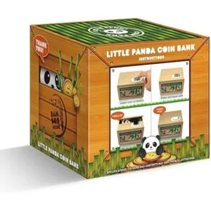 Panda ladrón de monedas de Matney diseño de alcancía_3