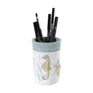 Avanti Linens Farmhouse Vaso con diseño de concha de_2