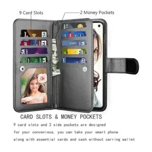 Njjex Funda tipo cartera para Galaxy S10E funda para_2