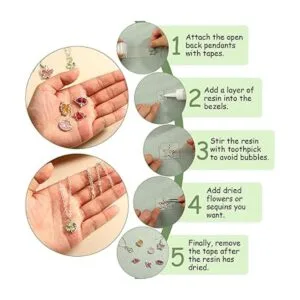 Sureio 100 dijes de bisel hueco biseles huecos varios_4