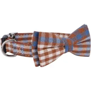 Faleela Collar de perro suave y cómodo con corbatín_2