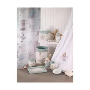 Avanti Linens Farmhouse Vaso con diseño de concha de_4