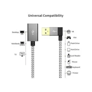Cable de extensión USB 3.0 corto CableCreation paquete_4