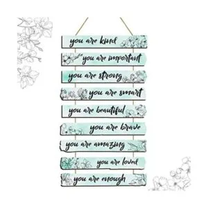 Un juego de 9 piezas inspiradoras de decoración de pared_1