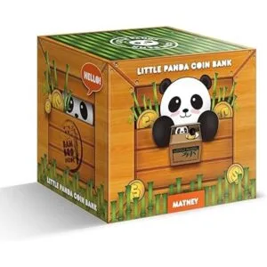 Panda ladrón de monedas de Matney diseño de alcancía_2