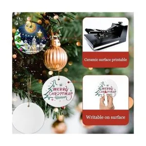 Sublimation Ceramic Ornaments Sublimation Ornament Blanks_6