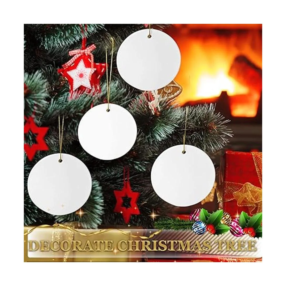 Sublimation Ceramic Ornaments Sublimation Ornament Blanks_4