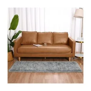 Rtizon Super Soft Fluffy Bedroom Rug 2x6 Feet Shag Runner_3