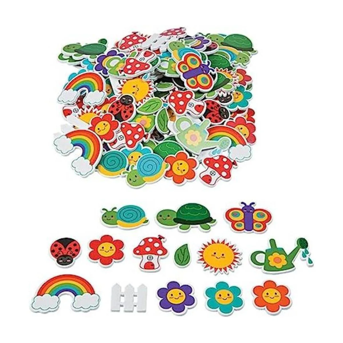 Spring Garden Juego de 300 piezas de espuma para jardín_1