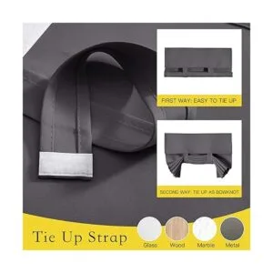 NICETOWN Cortina opaca para puerta con aislamiento_2