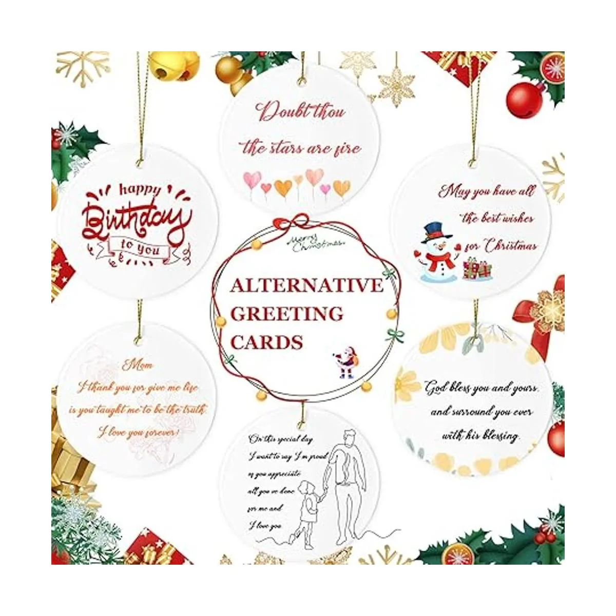 Sublimation Ceramic Ornaments Sublimation Ornament Blanks_3