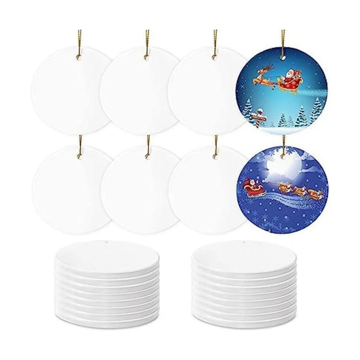 Sublimation Ceramic Ornaments Sublimation Ornament Blanks_1
