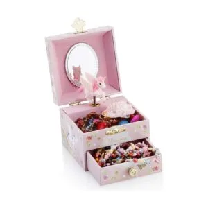 RR Round RICH DESIGN Joyero musical con cajón y joyería_3