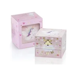 RR Round RICH DESIGN Joyero musical con cajón y joyería_6