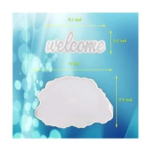ATYUSVIC Letts Resin Welcome Front Door Sign Molde de_2