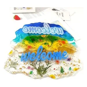ATYUSVIC Letts Resin Welcome Front Door Sign Molde de_3