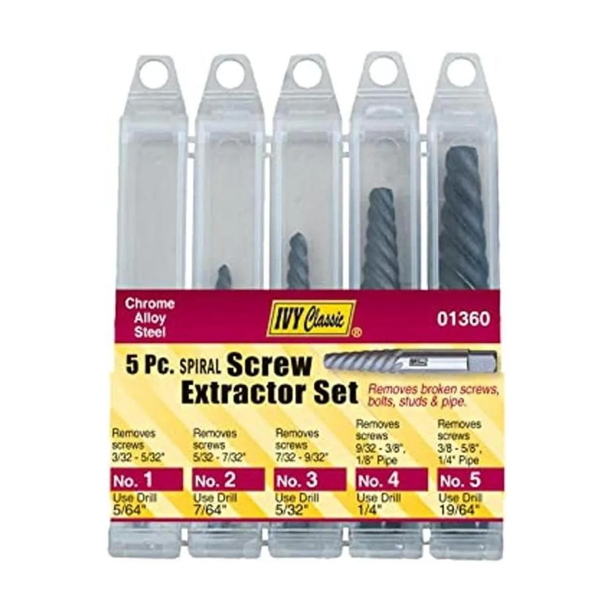 IVY Classic 01360 Juego de 5 piezas de extractor de_1