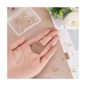 Beebeecraft 24 ganchos para aretes de circonita cúbica de_3