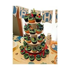 Juego de 96 piezas de juguete de dinosaurio que brilla en_6