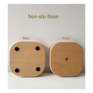 Soporte para toallas de papel organizador de madera para_4