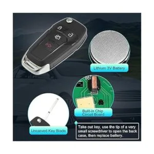 X AUTOHAUX 315MHz N5FA08TAA Llavero remoto de entrada_4