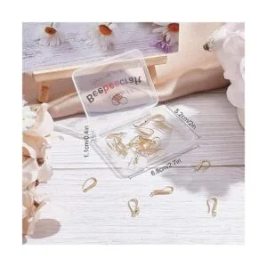 Beebeecraft 24 ganchos para aretes de circonita cúbica de_7