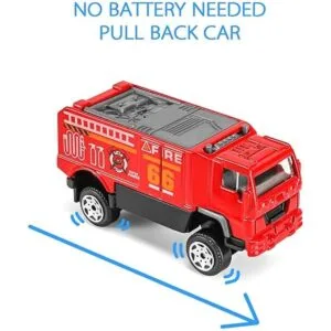 Juego de 14 piezas de camión de bomberos con juguete de_2