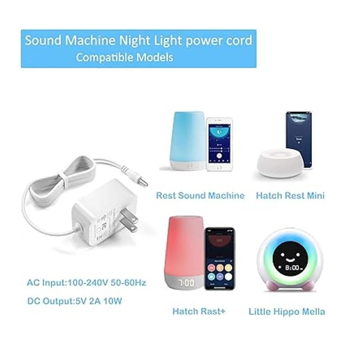 Cable de alimentación para adaptador de bebé estilo_2