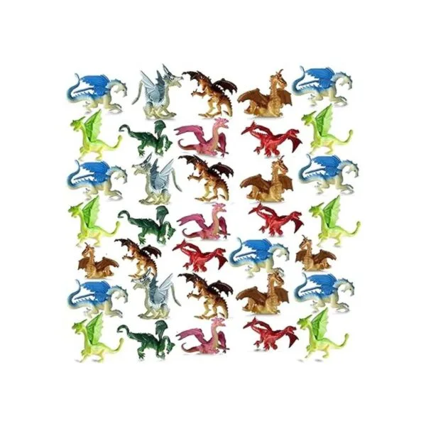 Mini figuras de juguete de dragón paquete de 36_4
