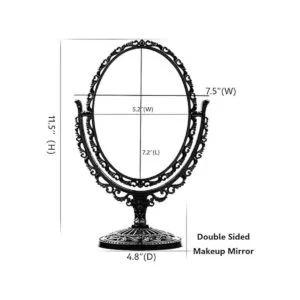 Schones Geschaft Espejo de maquillaje de mesa de 2 caras_2