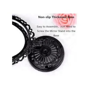 Schones Geschaft Espejo de maquillaje de mesa de 2 caras_6