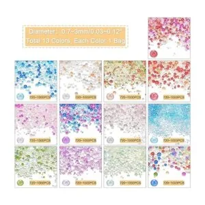 PH PandaHall Más de 10000 cuentas de burbujas de resina_3